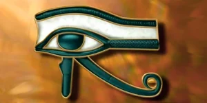 Ojo de horus amuleto