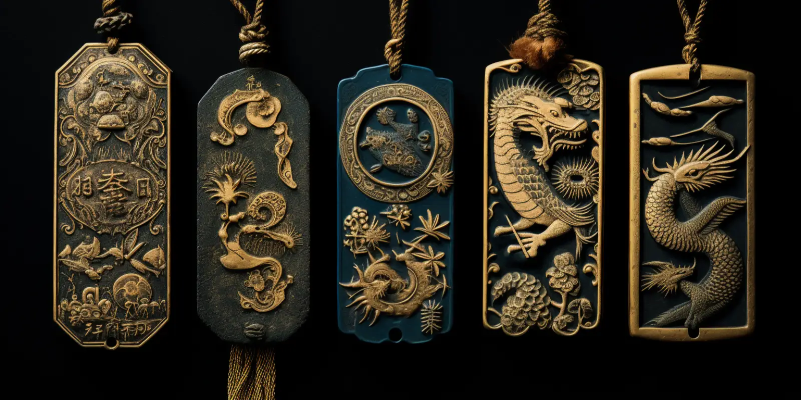 Amuletos japoneses - dragon - charm