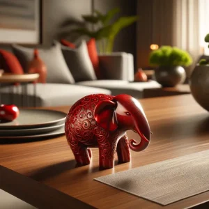 significado del elefante rojo de la suerte